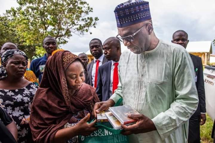 AbdulRazaq donates audio books to Special Needs School