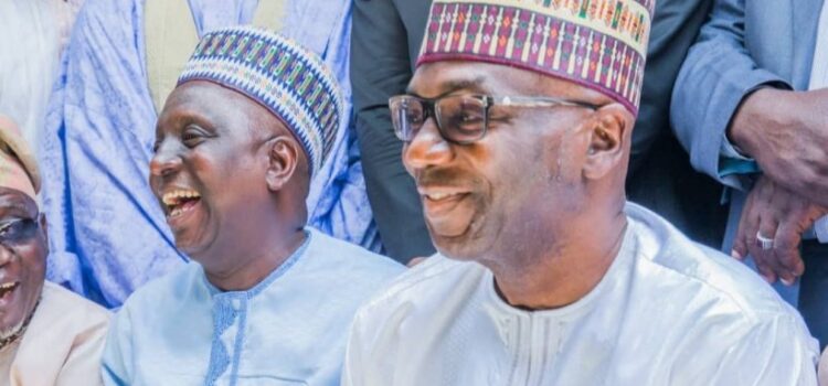Kwara Gov greets Senator Oloriegbe at 60